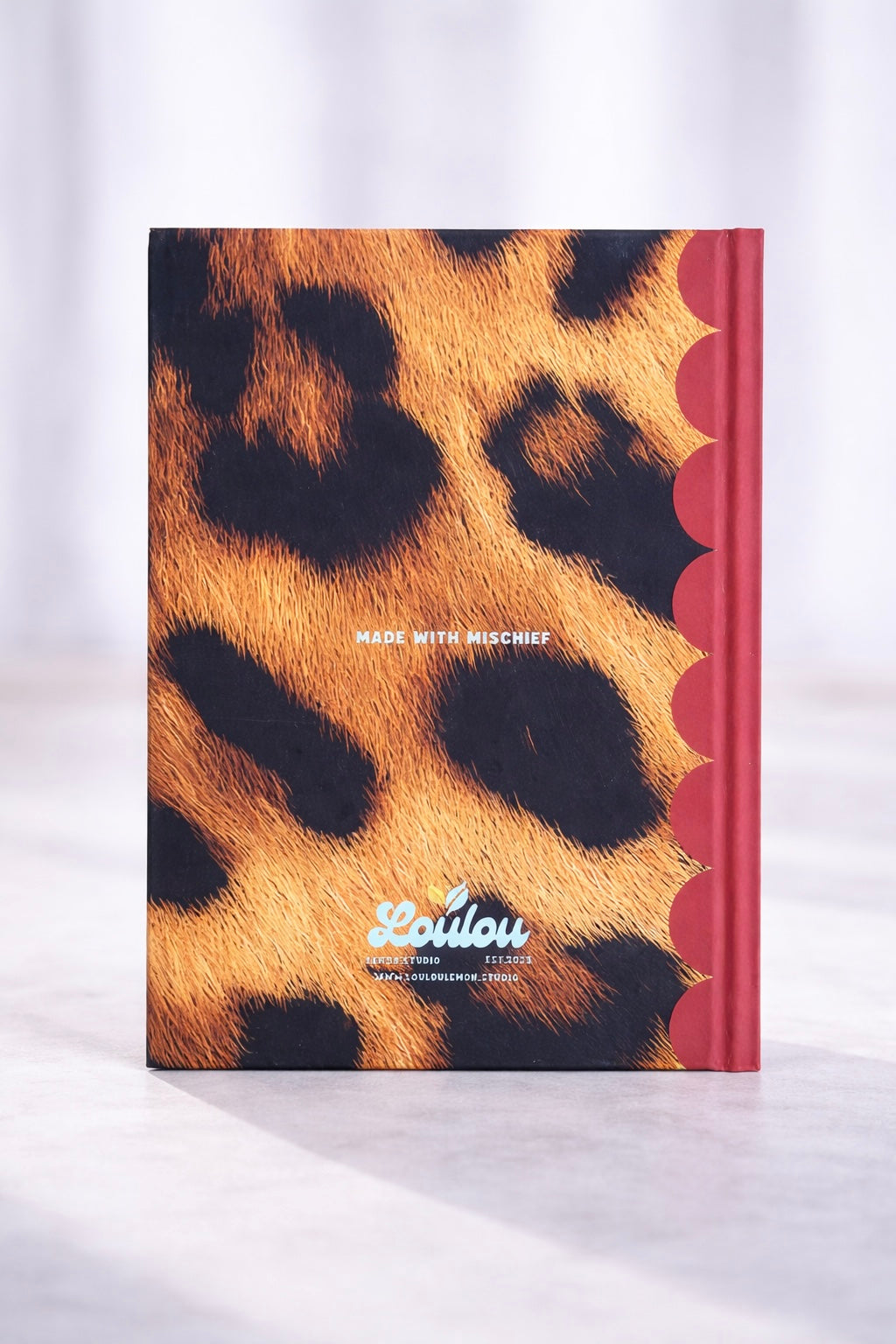 "Good F*cking Ideas" Cheetah-Print Notebook