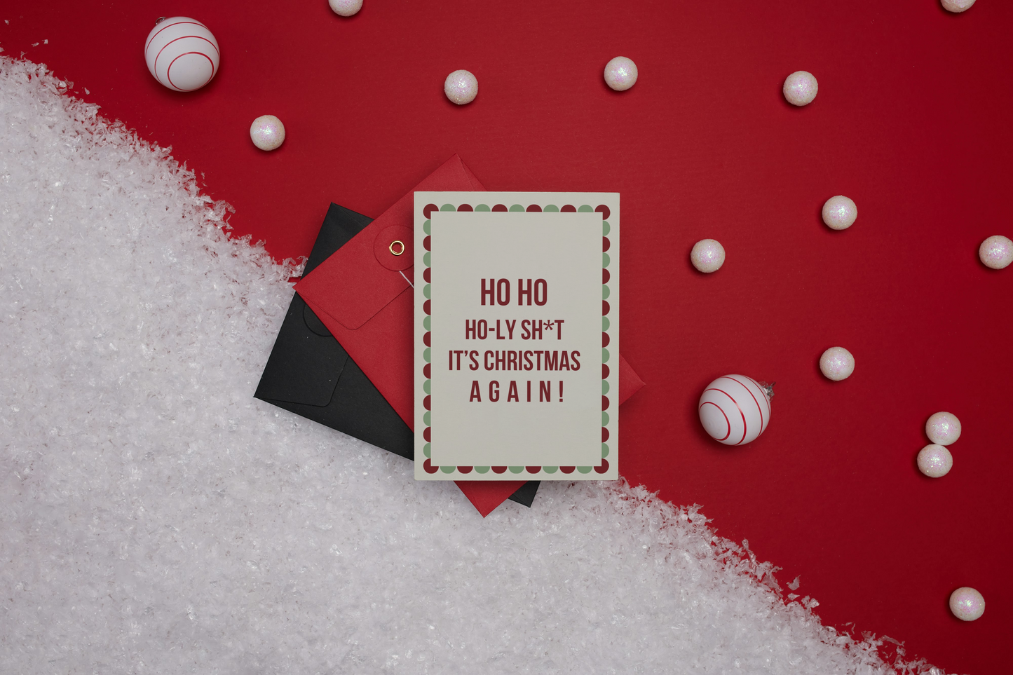 Ho Ho Ho-ly Sh*t Xmas Card