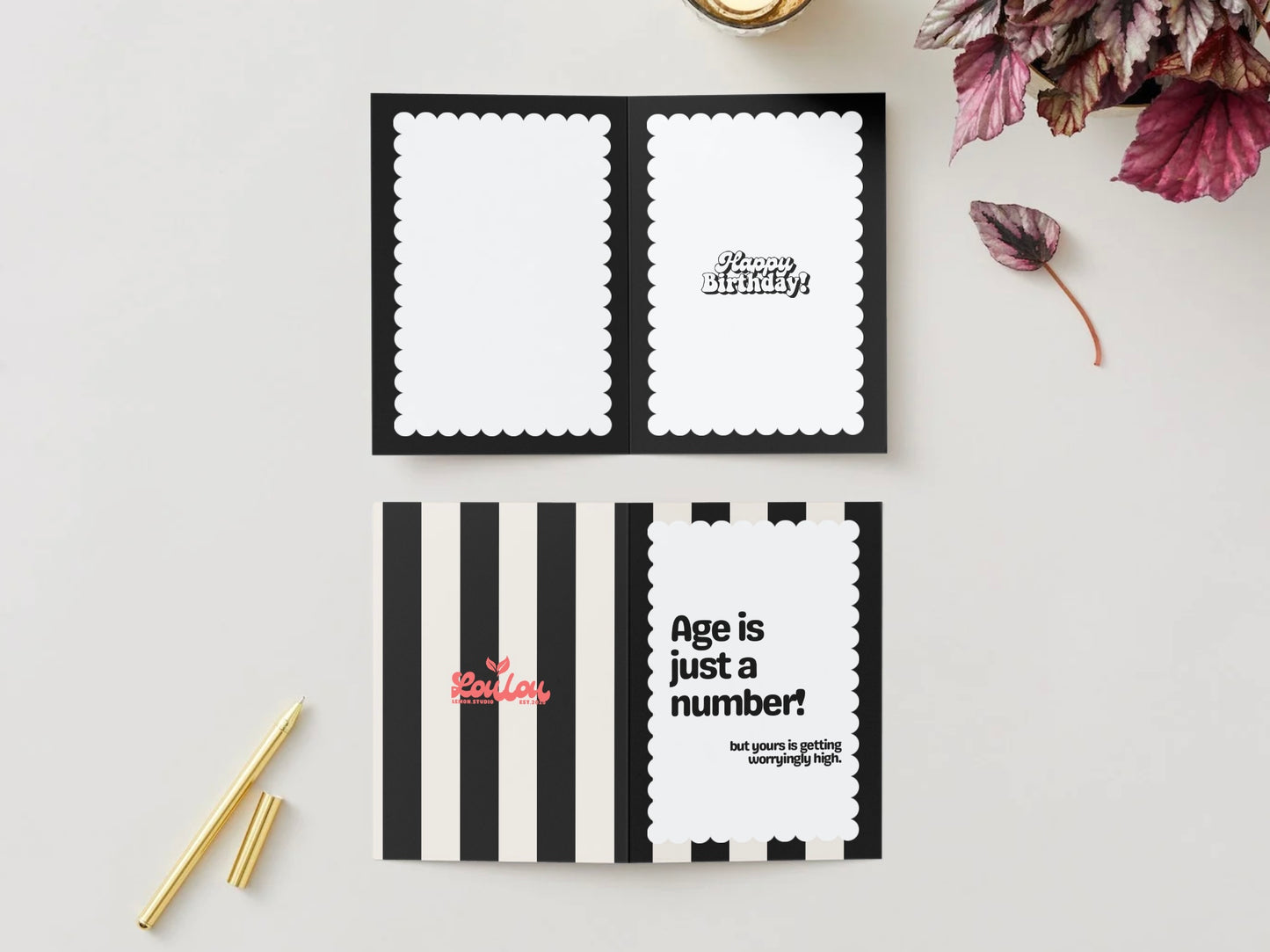 Age Is Just A Number But Yours Is Getting Worryingly High Card