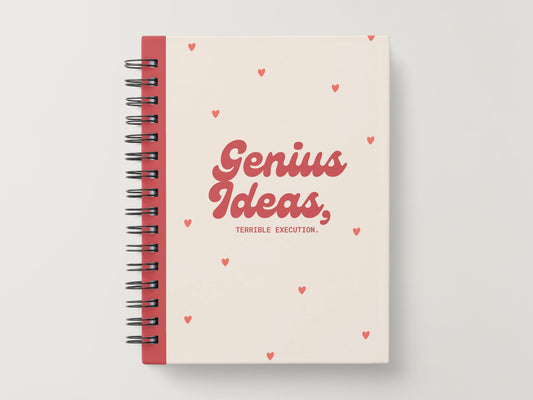 Genius Ideas Terrible Execution Notebook