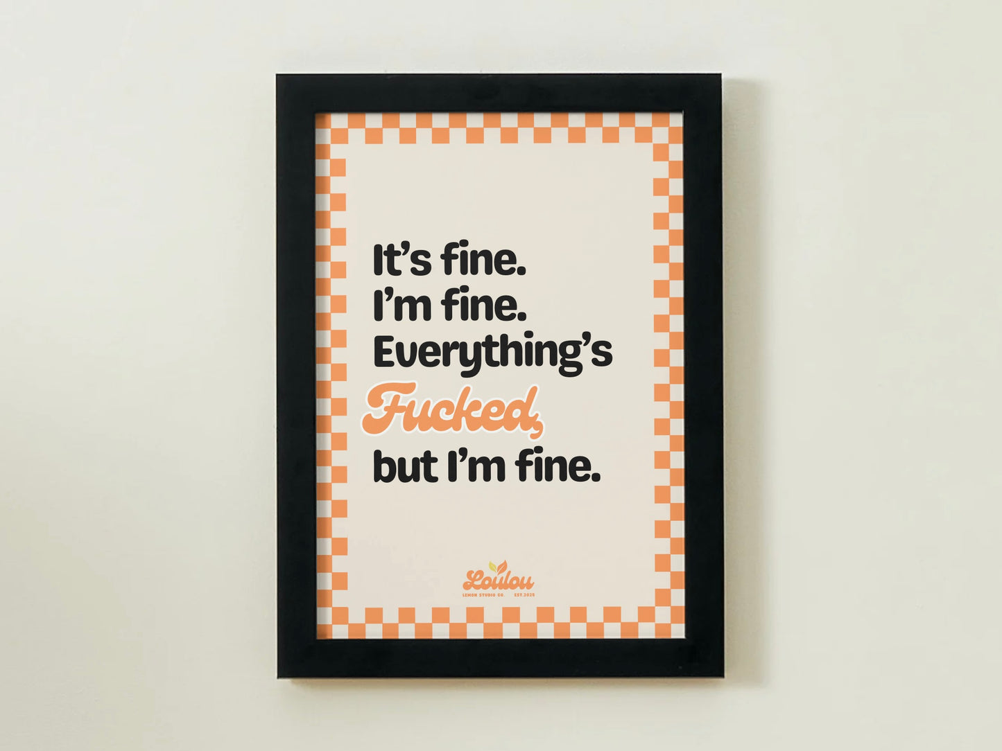 Im fine. It’s fine. Everything’s…