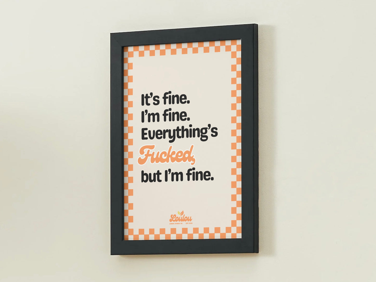 Im fine. It’s fine. Everything’s…