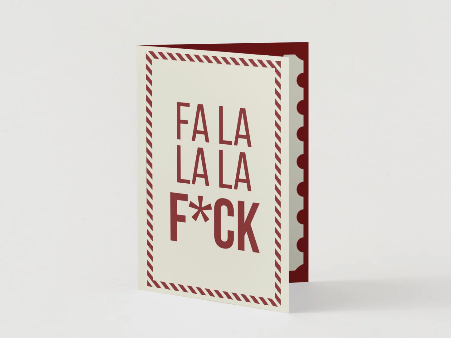 Fa La La La F*ck Xmas Card