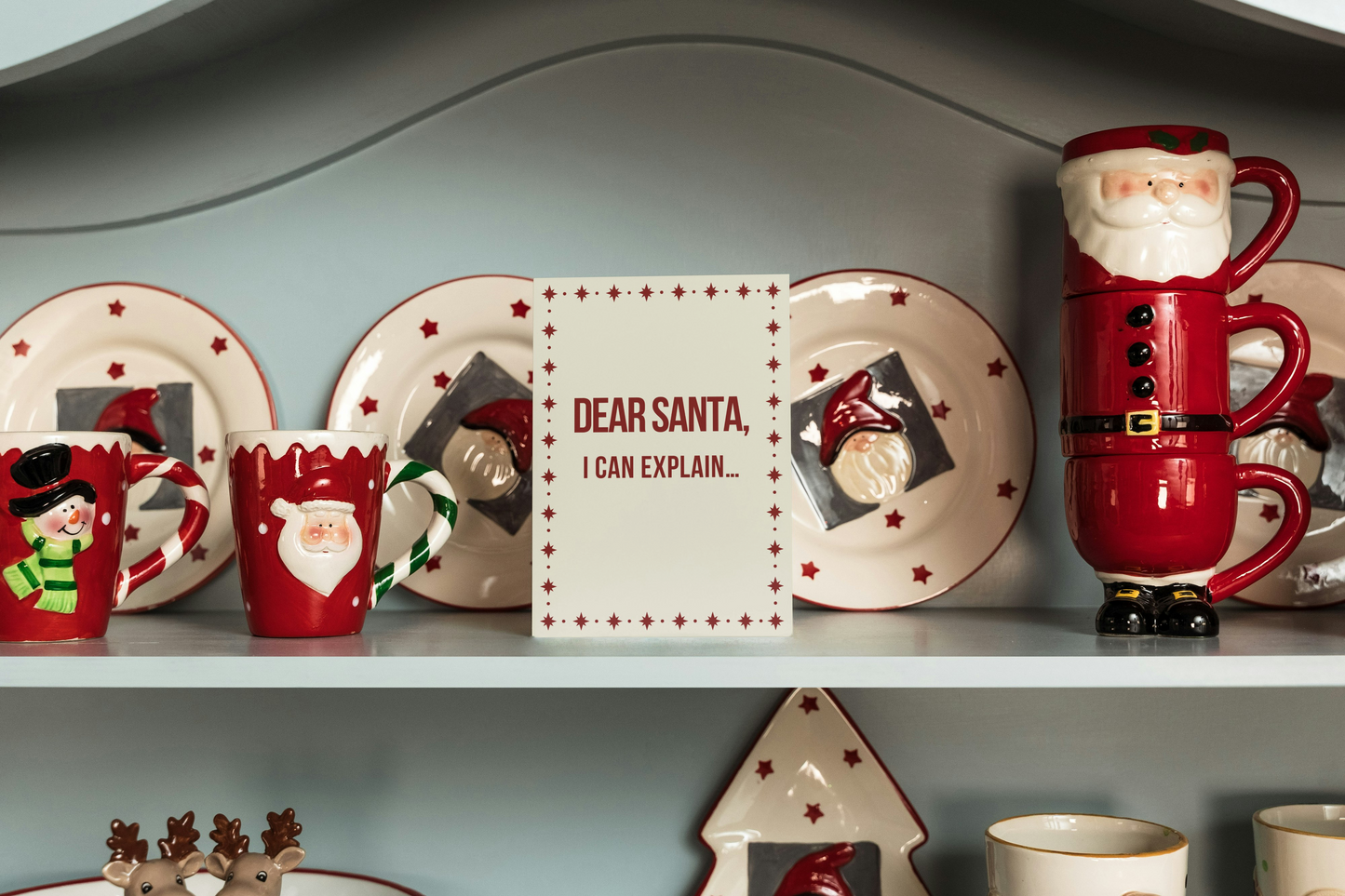 Dear Santa I Can Explain Xmas Card